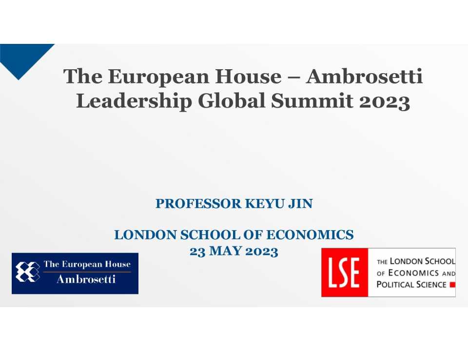 GLOBAL SUMMITIN PRESENZA E VIA WEB
Leadership Global Summit 2023.
Etica, fiducia e performance. Visioni di leadership a confronto