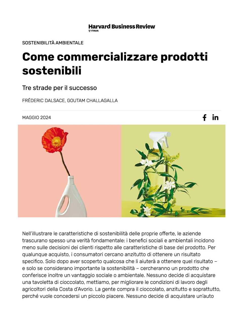 GLOBAL SUMMITIN PRESENZA E VIA WEB
Sustainability Global Summit 2024: Be relevant
(con pranzo di networking)