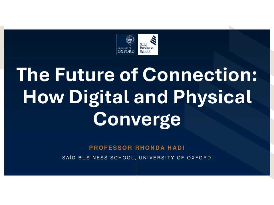 The Future of Connection: How Digital and Physical Converge