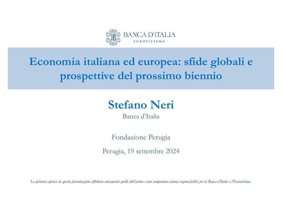 AGGIORNAMENTO PERMANENTEIN PRESENZA
Economia italiana ed europea: sfide globali e prospettive del prossimo biennio (con visita al Museo di Palazzo Baldeschi e aperitivo di networking)