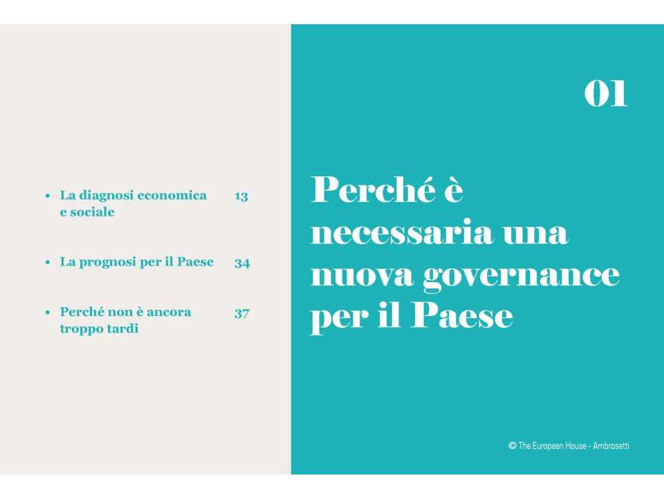 AGGIORNAMENTO PERMANENTEIN PRESENZA
Riflessioni sul futuro dell’Italia: sfide e prospettive per ricostruire il Paese