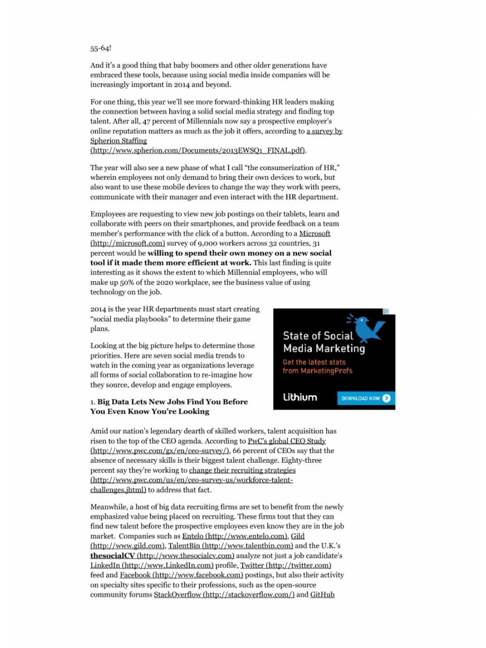 2014: The year social HR matters