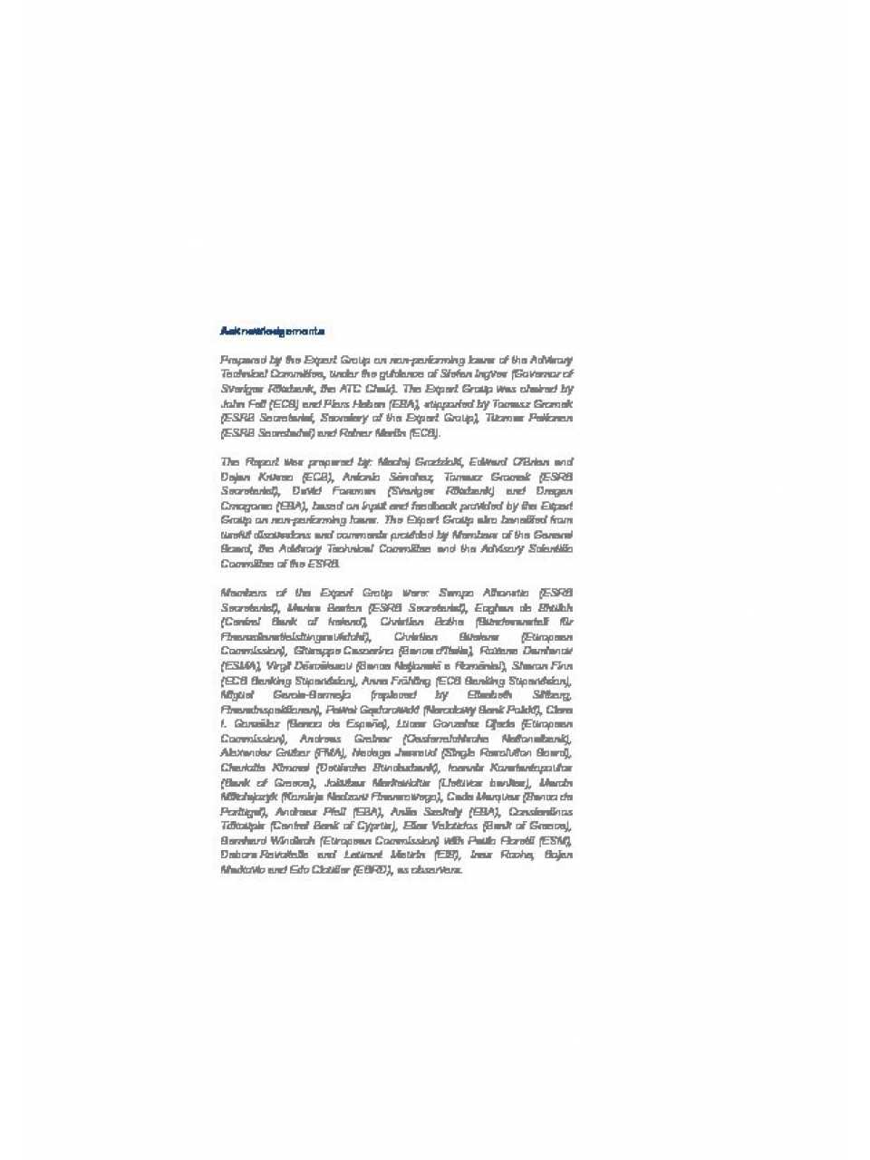Resolving Non-Performing Loans in Europe