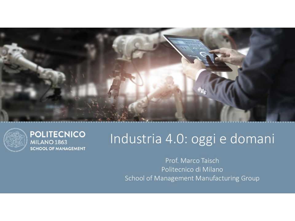 AGGIORNAMENTO PERMANENTEIN PRESENZA
Industry 4.0 e trasformazione digitale: gli impatti, oggi e domani, su produttività e innovazione.
Con visita allo stabilimento Bonfiglioli