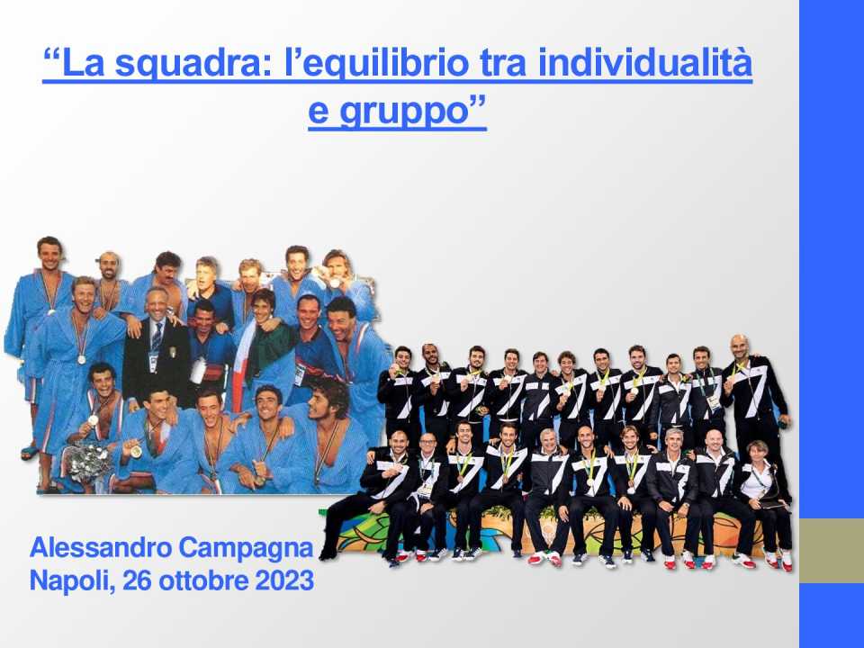 AGGIORNAMENTO PERMANENTEIN PRESENZA
Dall’Io al Noi: costruire e motivare una squadra, unendo talento e spirito di gruppo