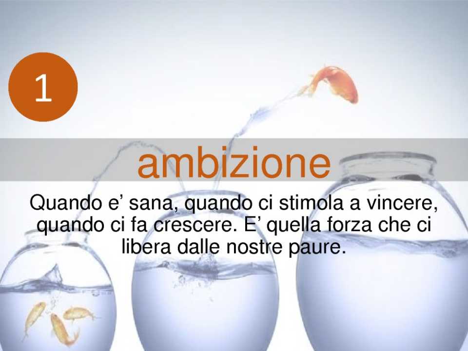 I 7 Valori che fanno volare
