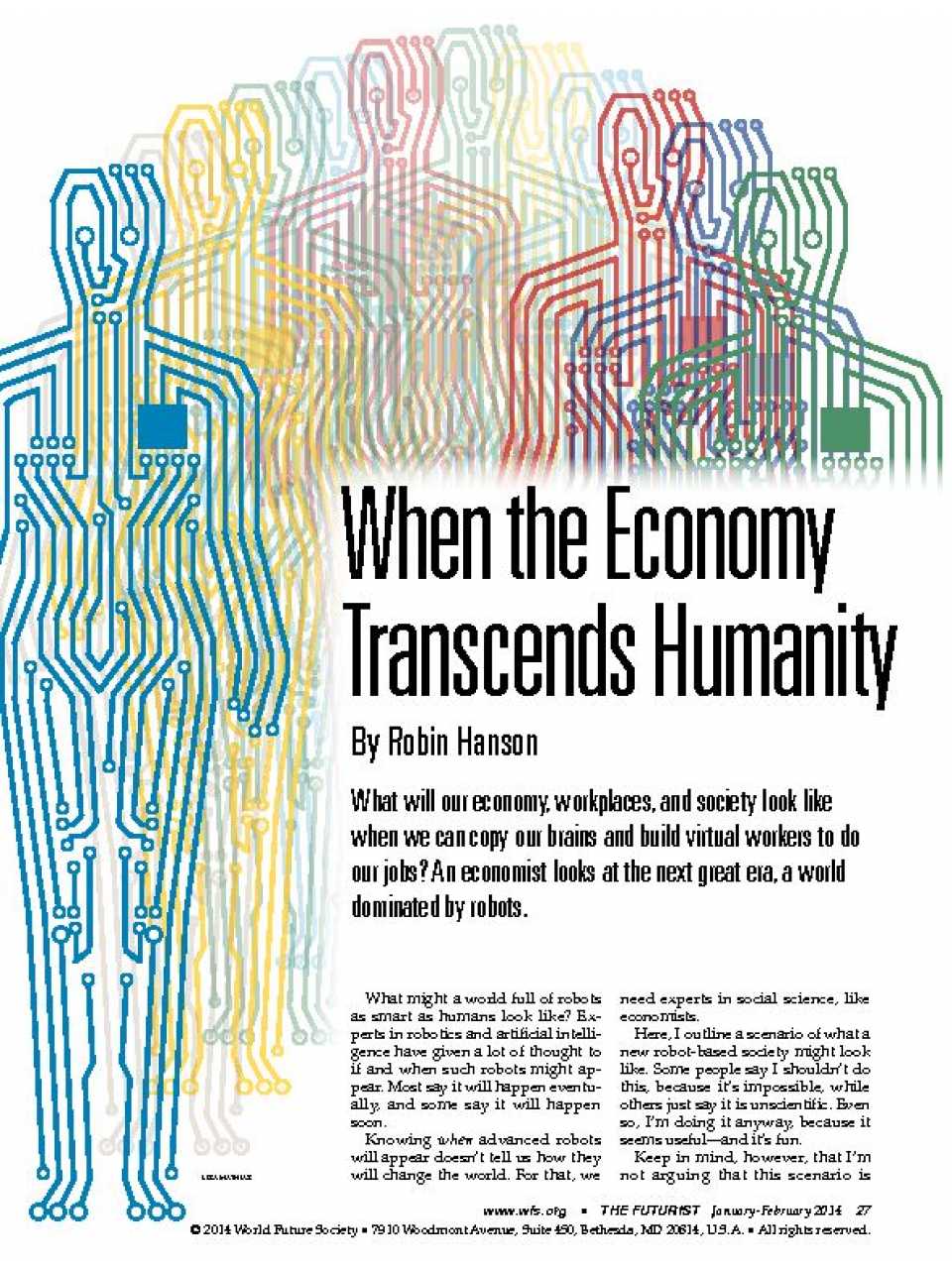 When the Economy Transcends Humanity