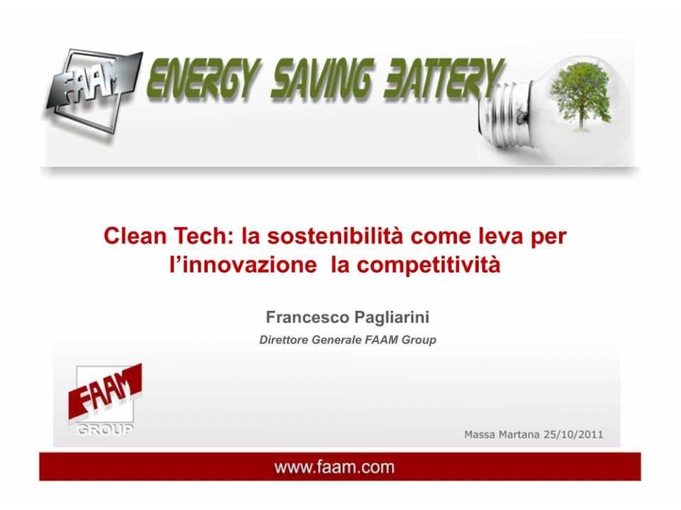 Clean tech: la sostenibilità come leva per l'innovazione e la competitività