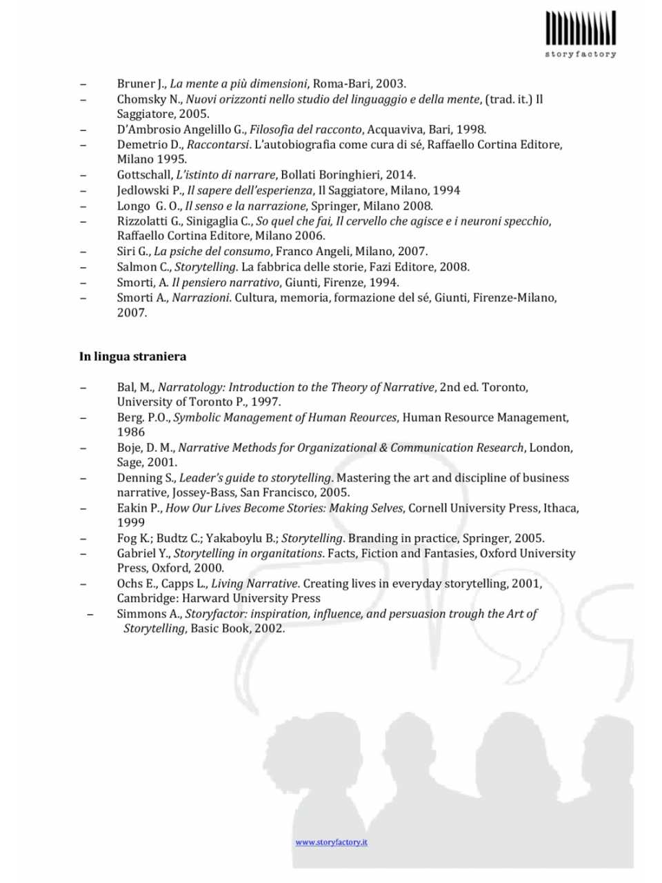 Bibliography_Storytelling