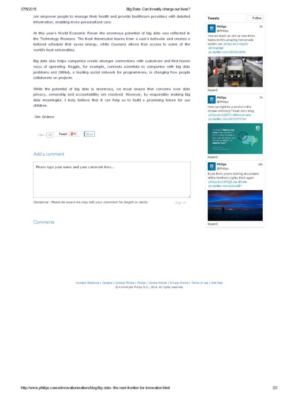 AGGIORNAMENTO PERMANENTEVIA WEB
SESSIONE ON-LINE“Creiamo l’innovazione che conta per te”: la missione di Philips
