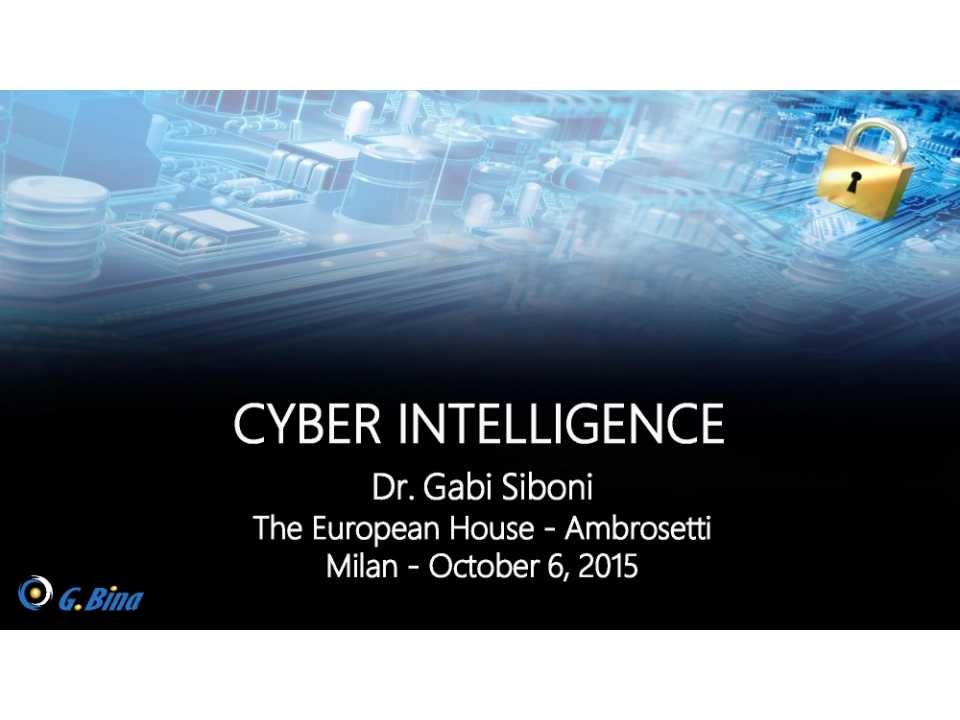 Cyber intelligence