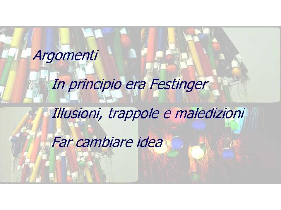 Decisioni e trappole