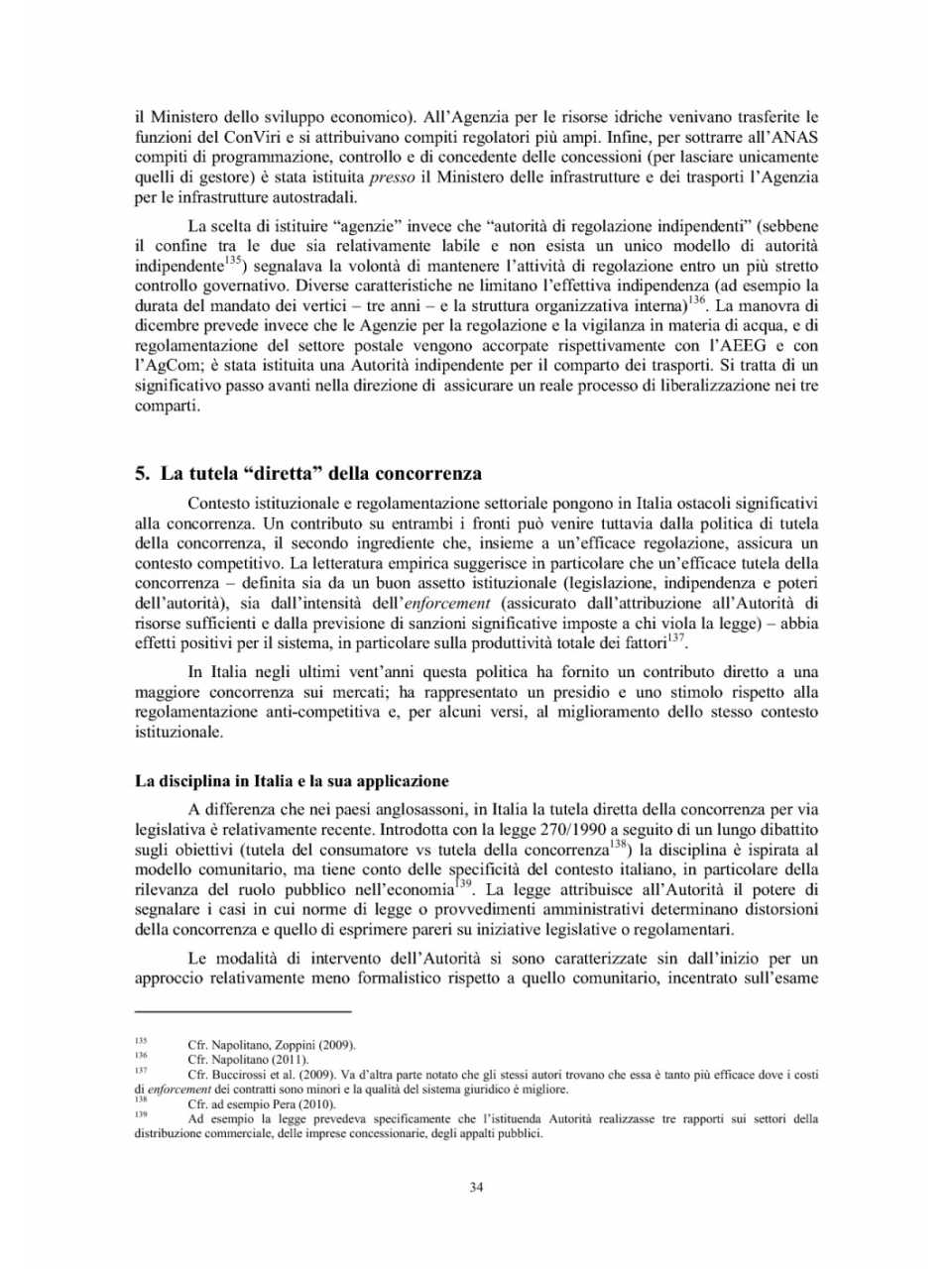 La tutela diretta della concorrenza