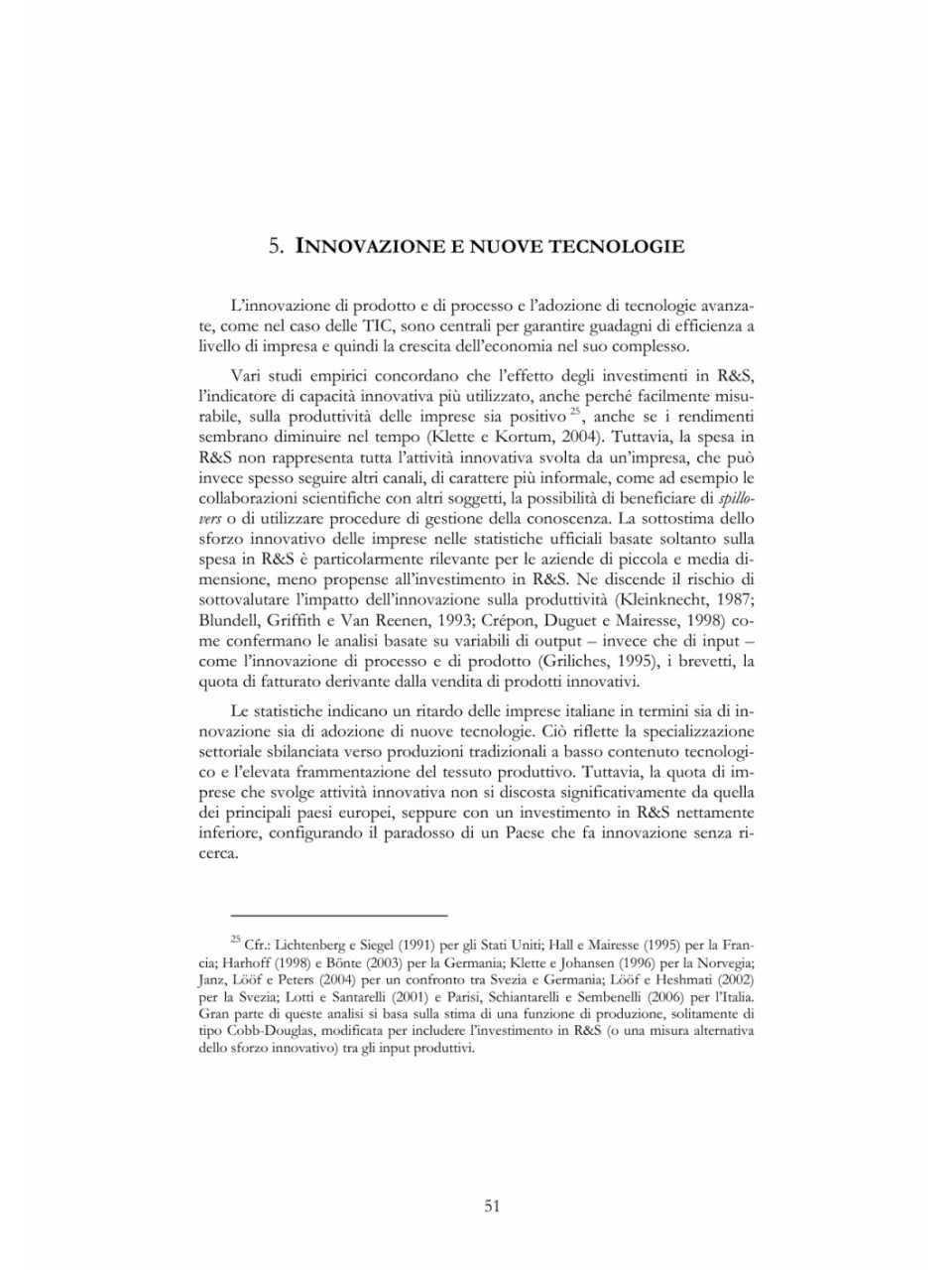 Innovazione e nuove tecnologie