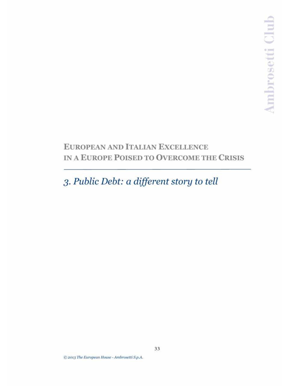 Public debt: a different story to tell