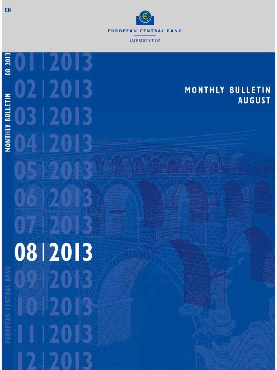 Monthly Bulletin August 2013