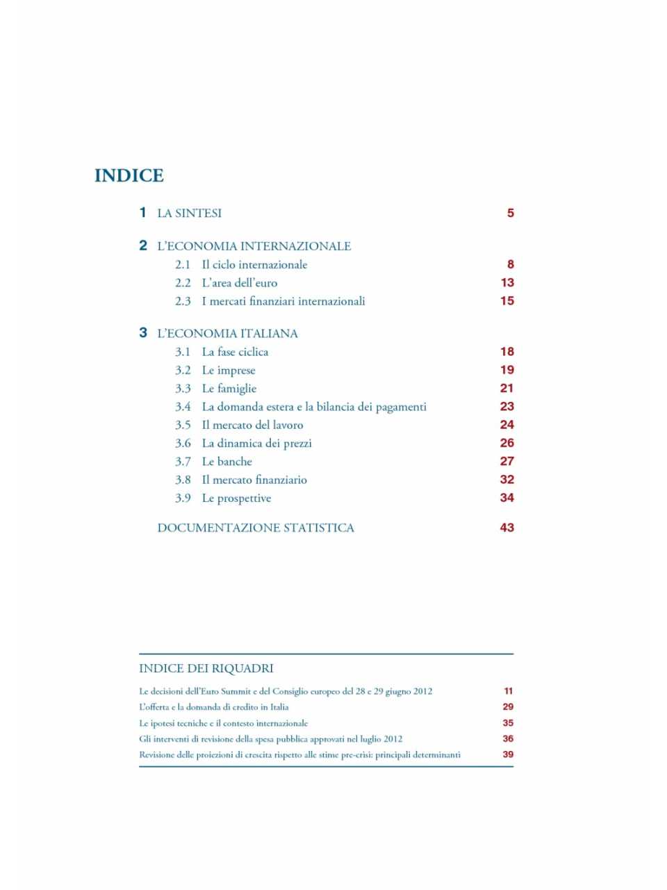 Bollettino economico
