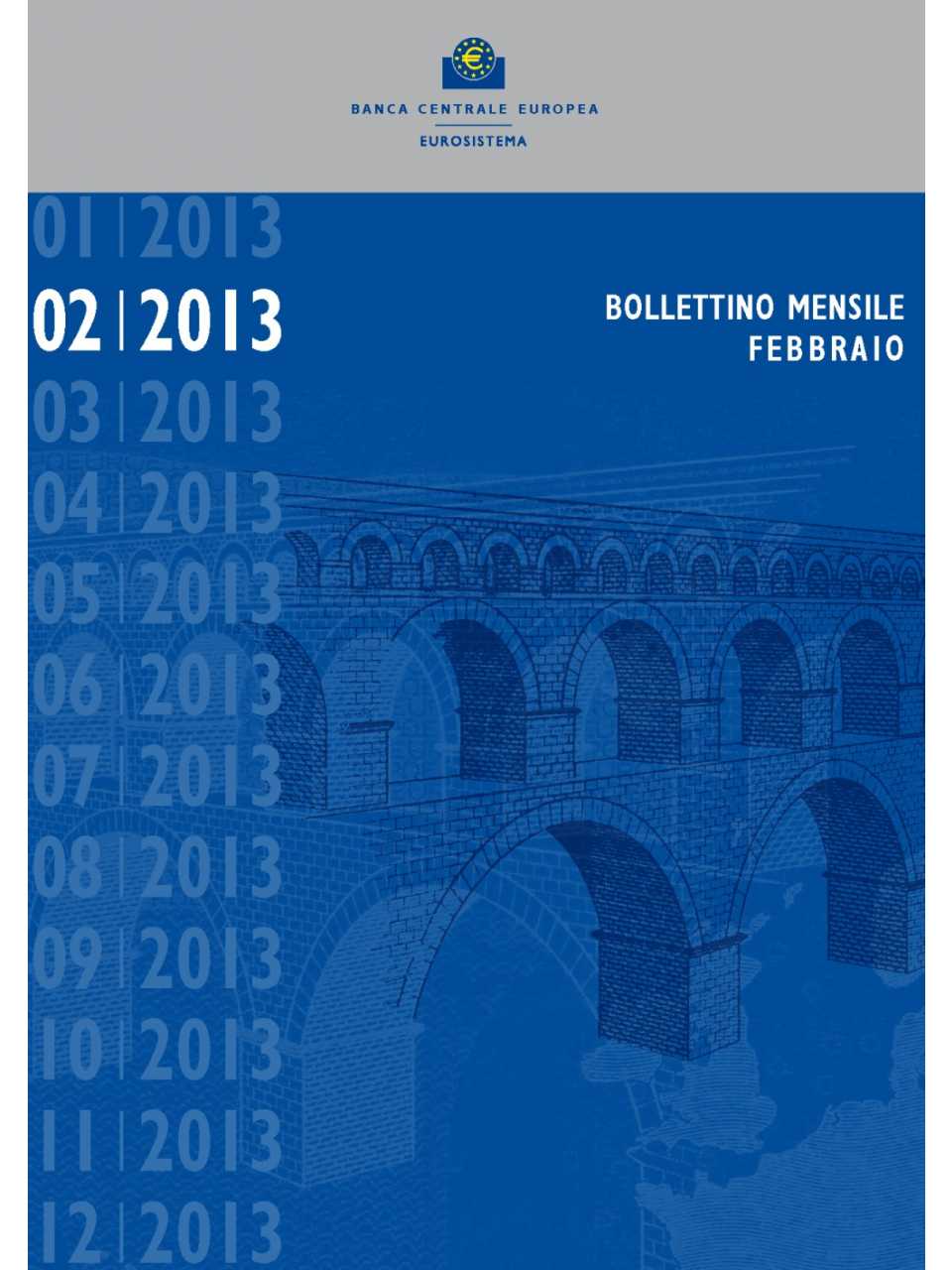 Bollettino mensile (Febbraio 2013)