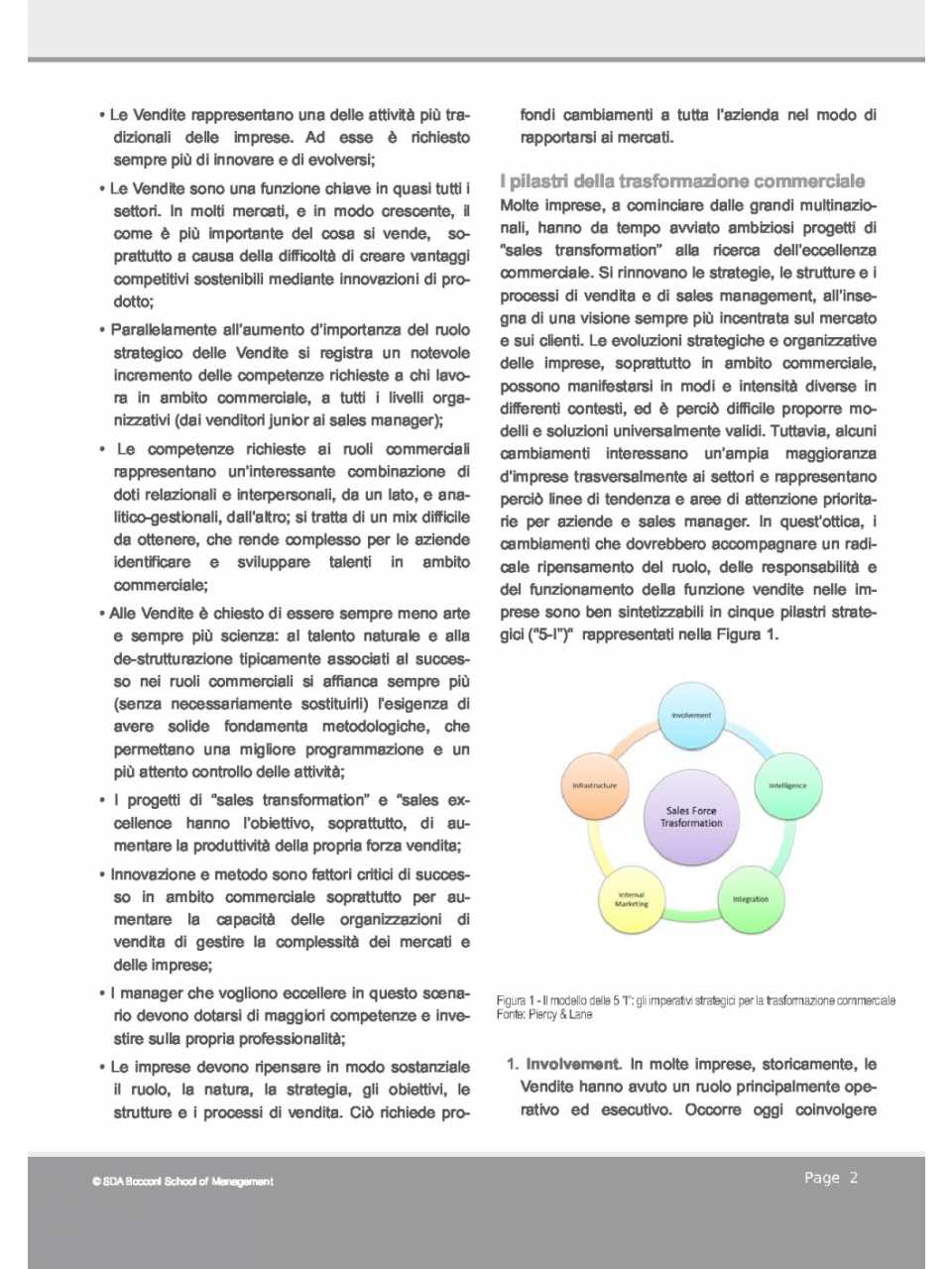 L'eccellenza nel sales management: i pilastri della trasformazione commerciale