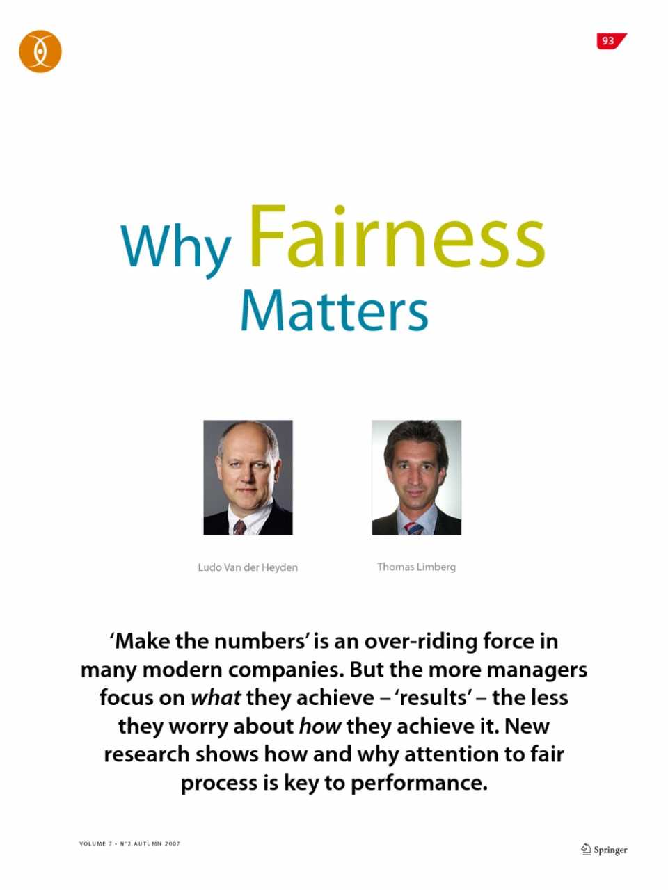 Why Fairness Matters