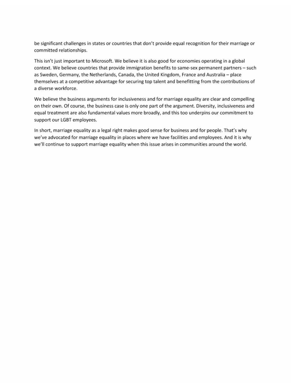 The business case for marriage equality