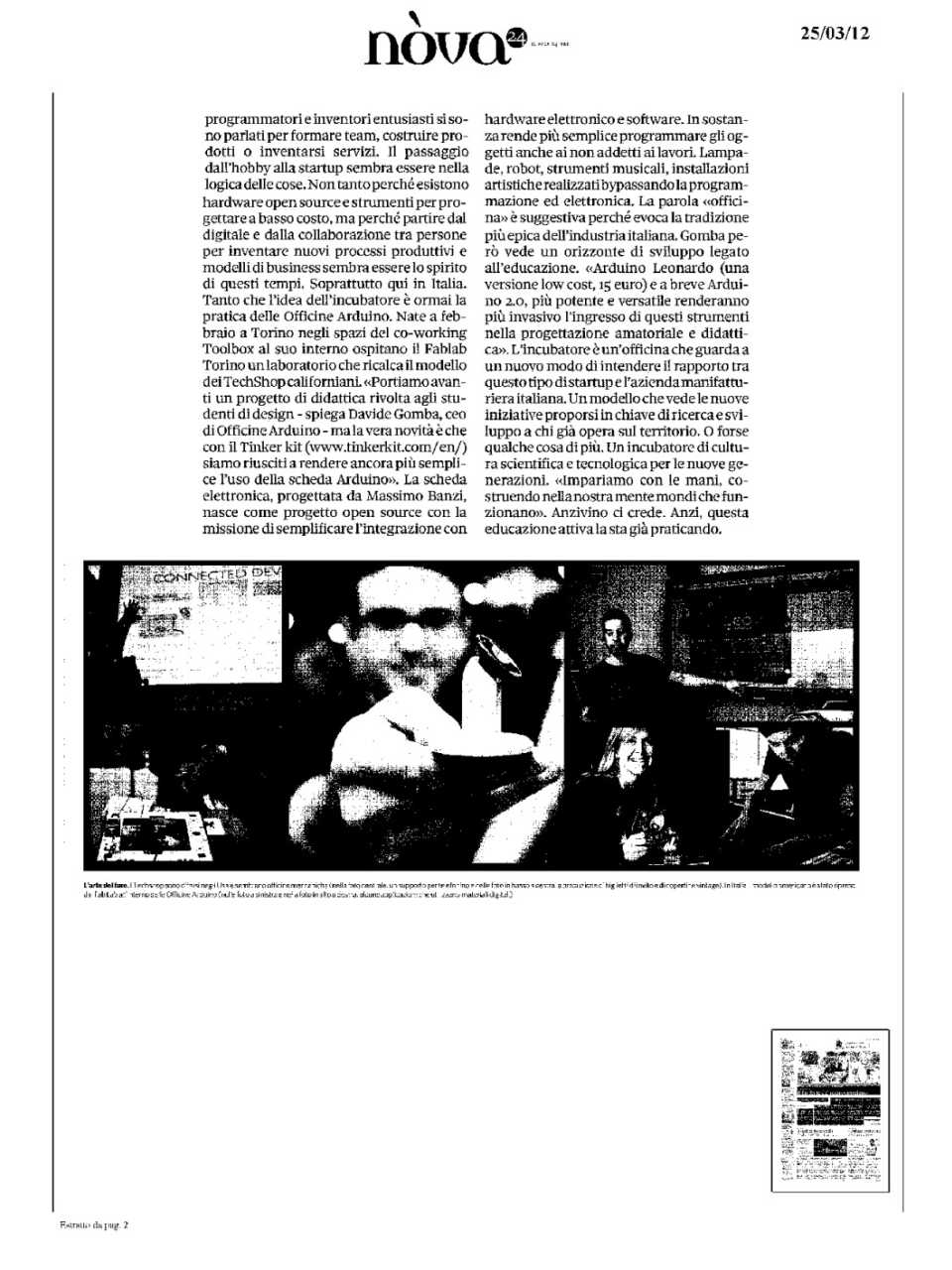 Gli artigiani della nuova conoscenza digitale