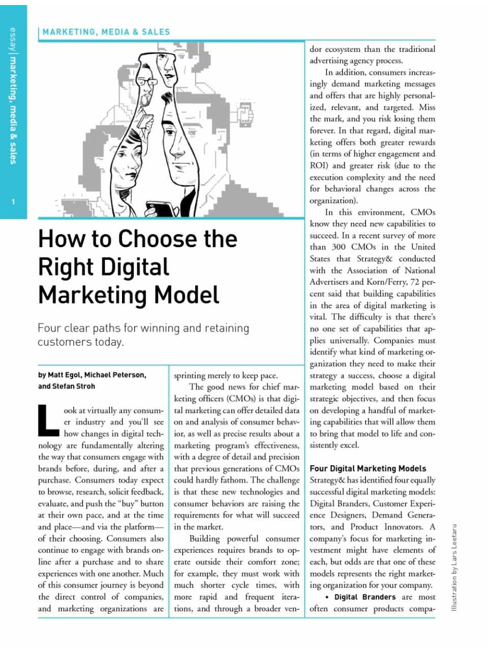 How to choose the right digital marketing model
