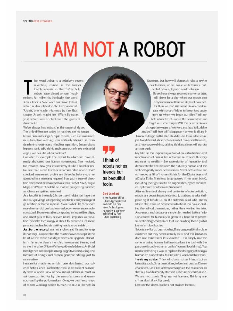 I am not a robot