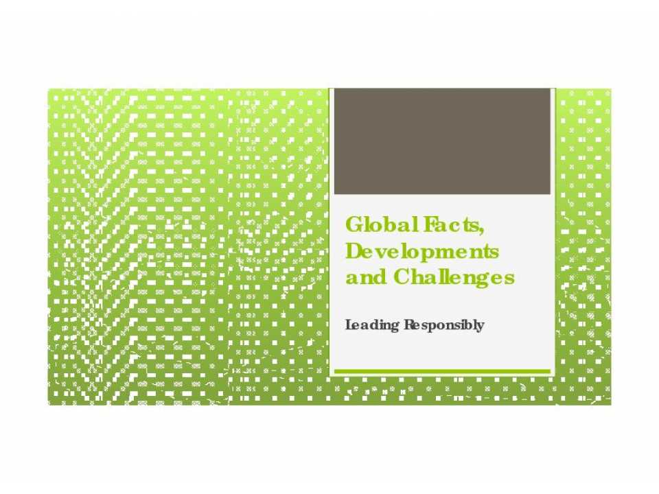Leading Responsibly - Stefan Groeschl