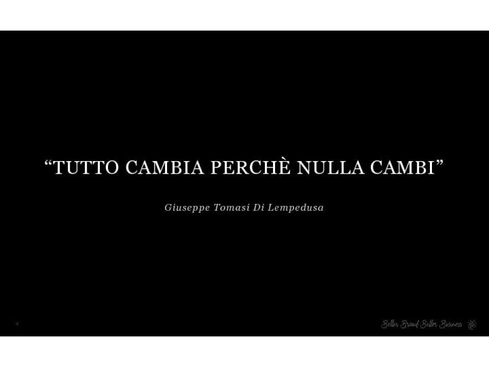 Tutto cambia perché nulla cambi - Louise Beveridge