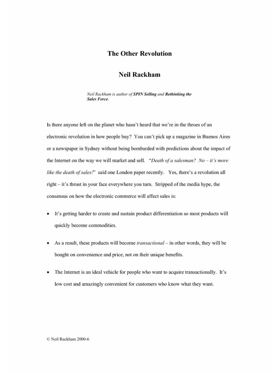 The other revolution