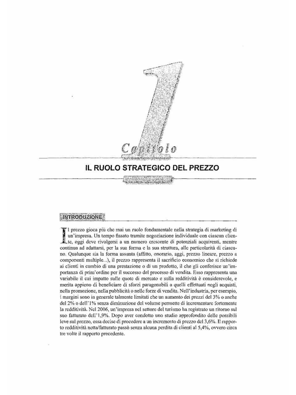 Il ruolo strategico del prezzo