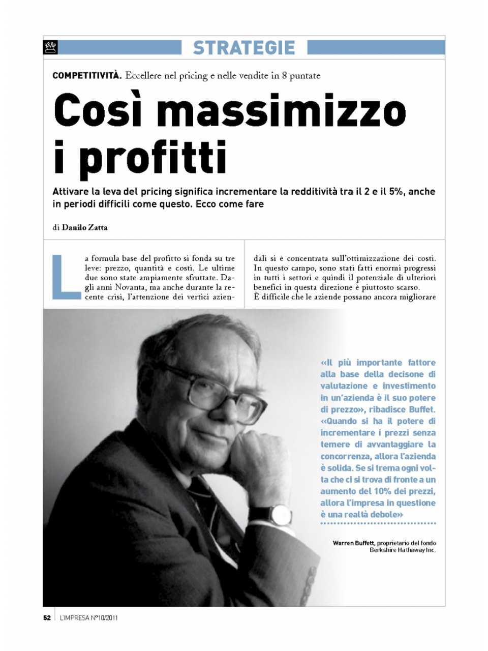 Così massimizzo i profitti
