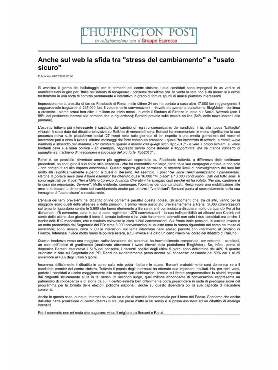 Anche sul web la sfida tra stress del cambiamento e usato sicuro