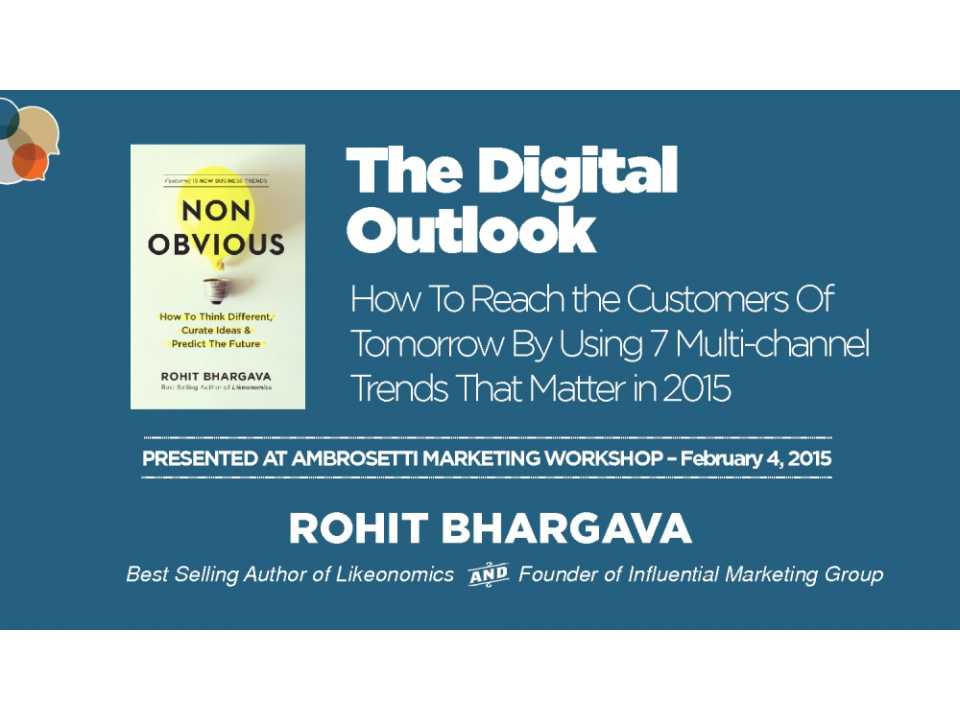 The digital outlook