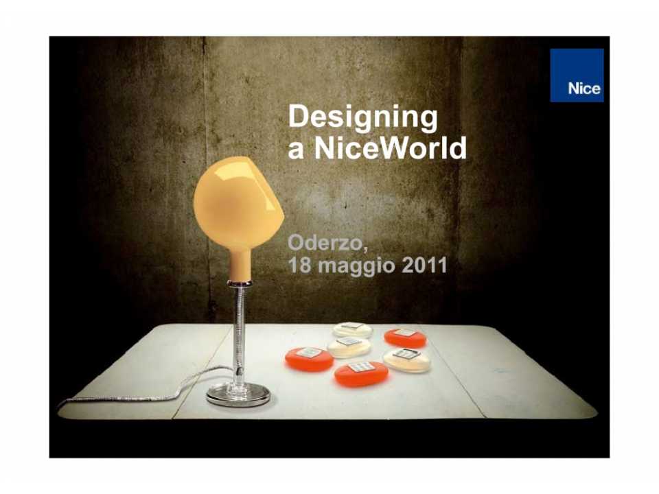 Prodotto e design nelle strategie competitive: quali frontiere il caso nice