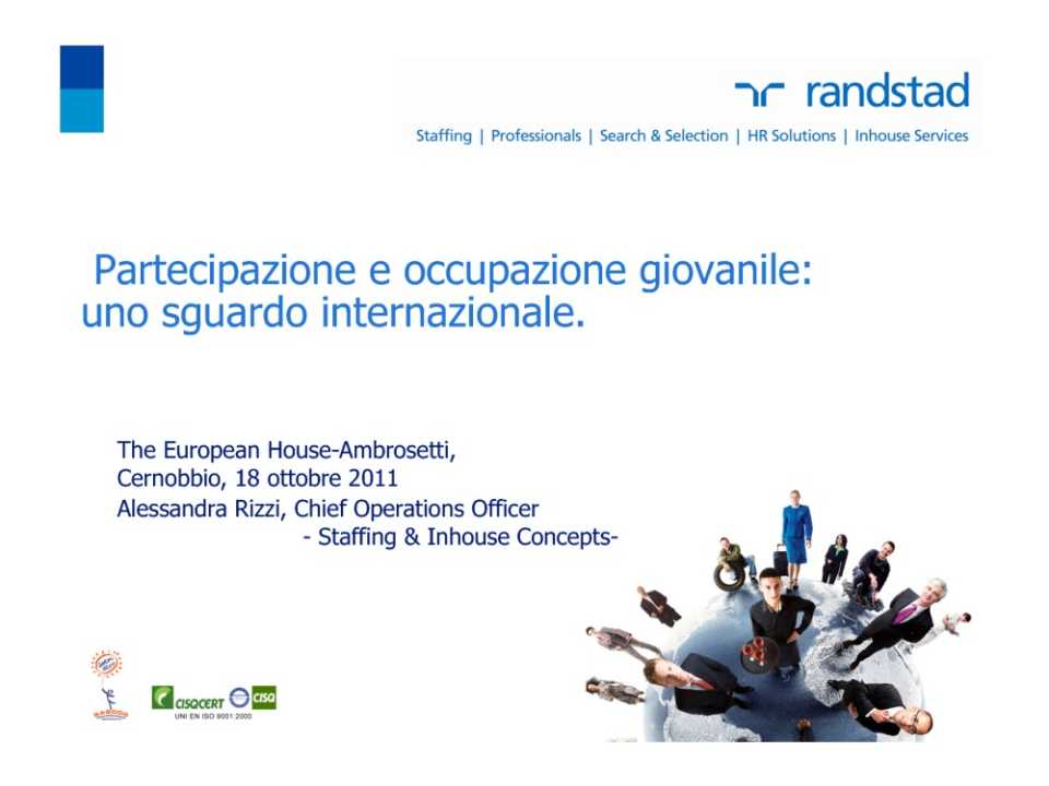 Partecipazione e occupazione giovanile: uno sguardo internazionale
