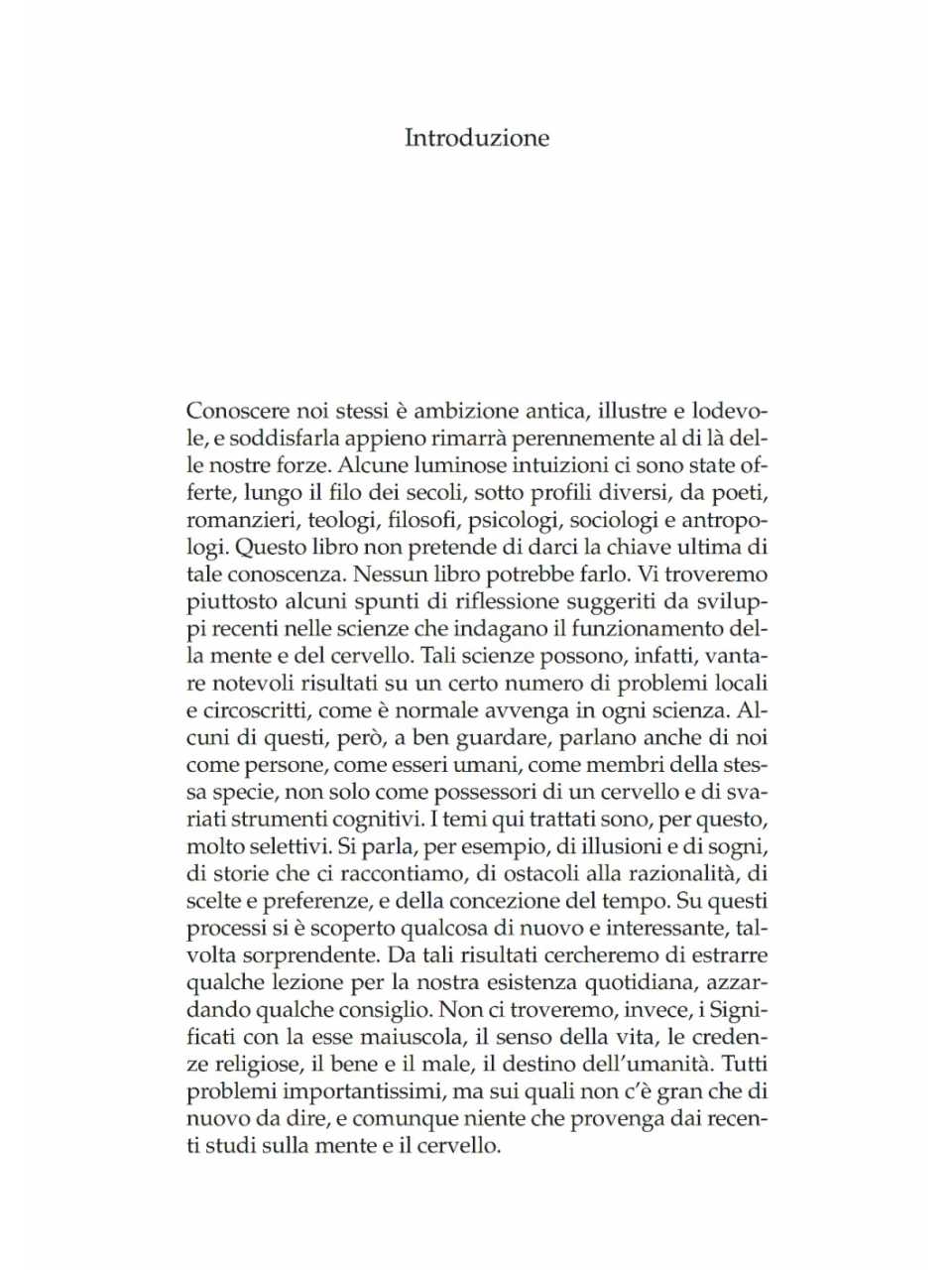 Chi crediamo di essere - introduzione