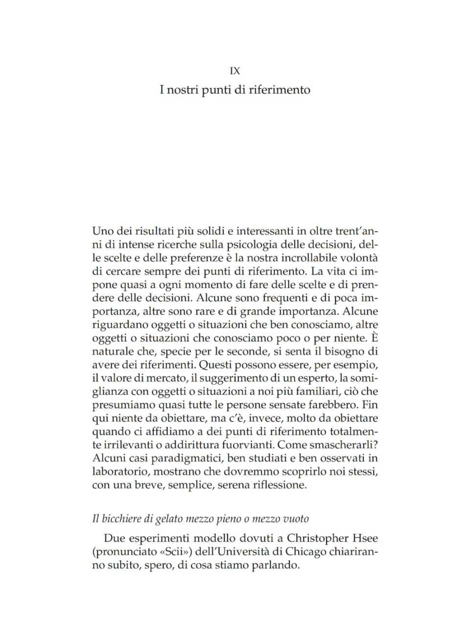 I nostri punti di riferimento