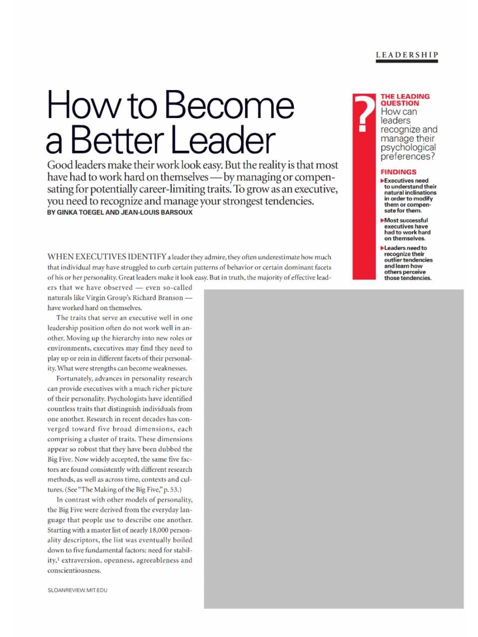 How to become a better Leader