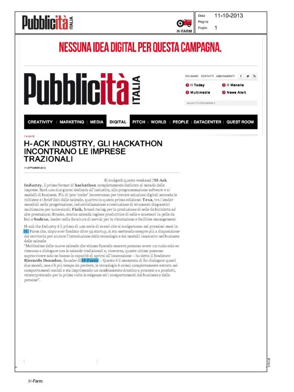 H-Ack Industry, gli hackathon incontrano le imprese tradizionali