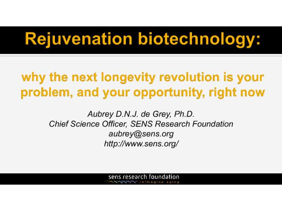 The next longevity revolution is your problem, and your opportunity, right now