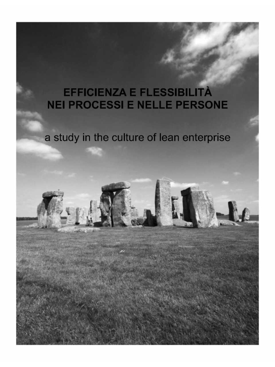 A study in the culture of lean enterprise