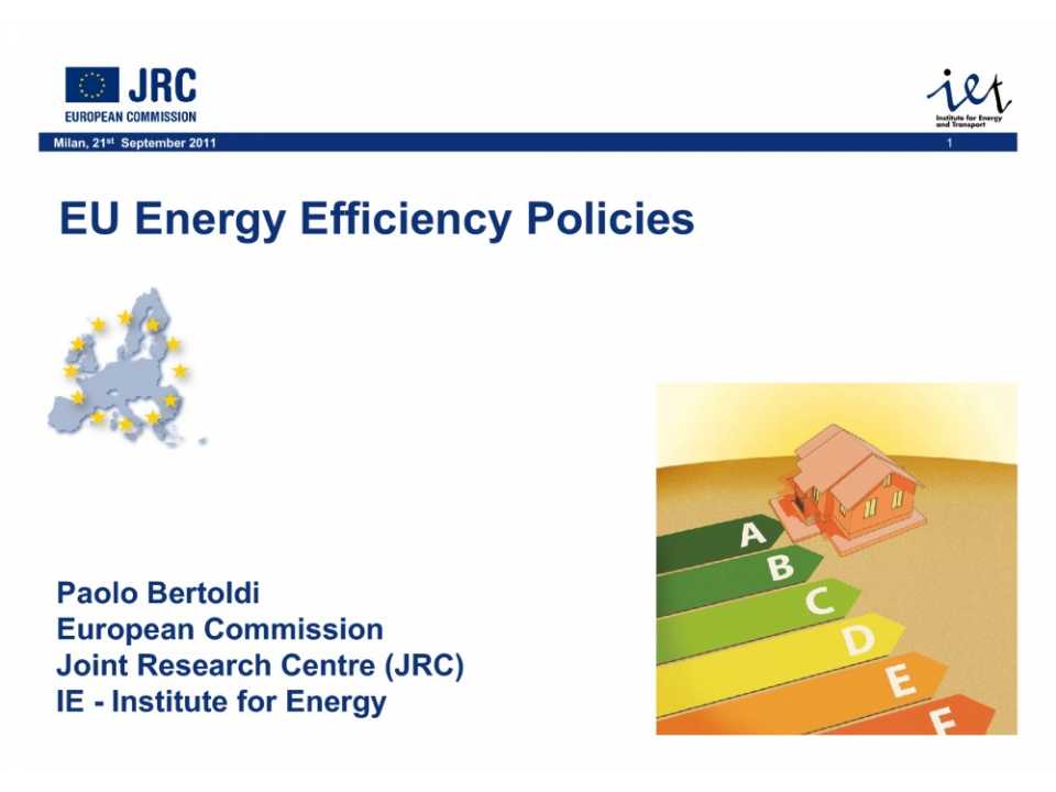 EU energy efficiency policies