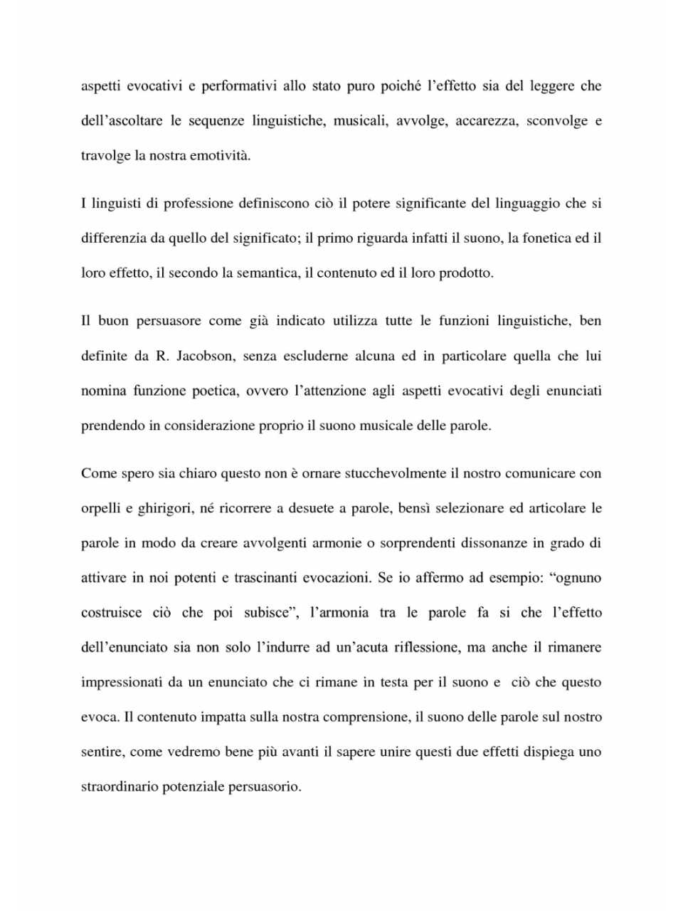Parole come musica