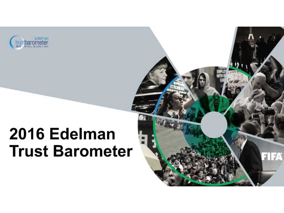 2016 Edelman Trust Barometer