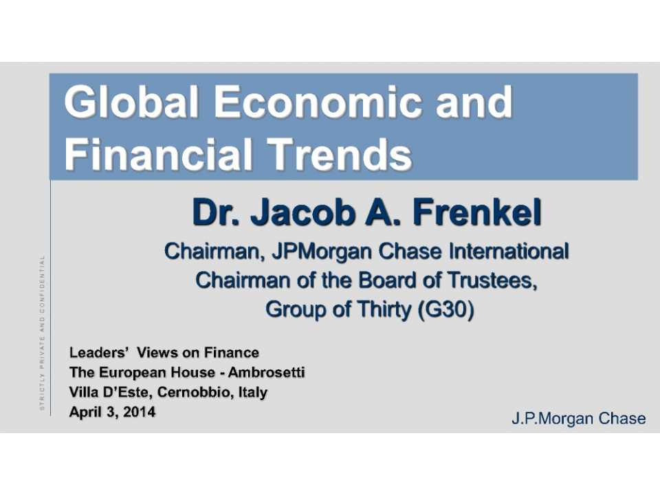 Global economic and financial trends