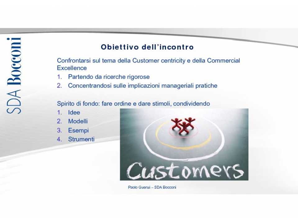 Customer Centricy e Commercial Excellence