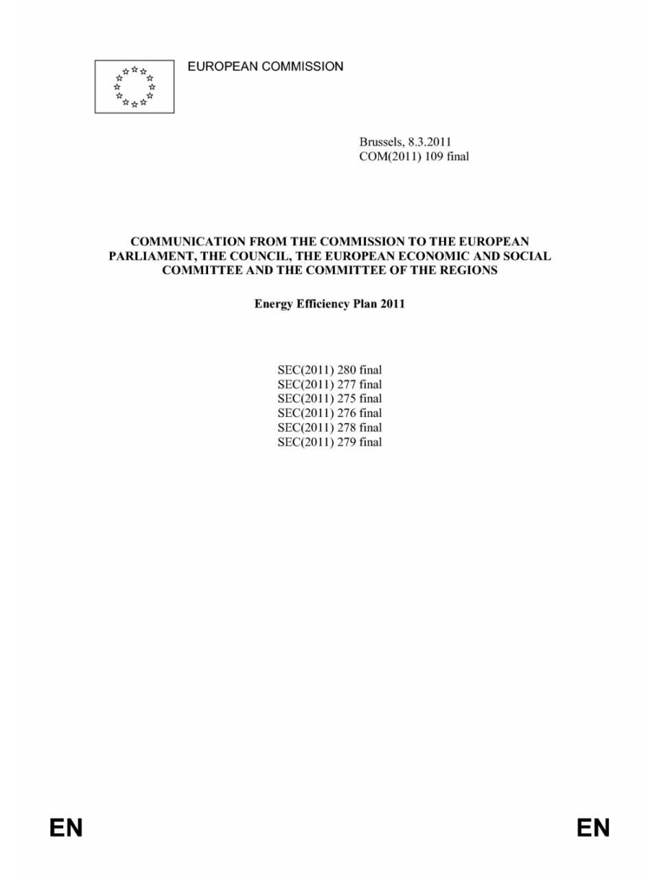 Communication from the Commission to the European Parliamen,the Council,the European economic and social Committee and the Committee of the Regions