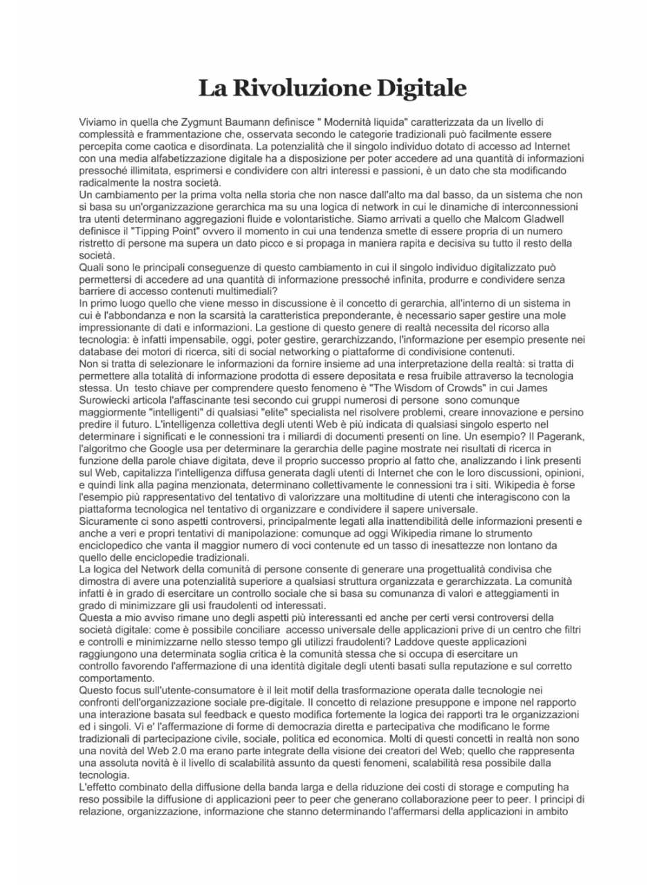 La rivoluzione digitale